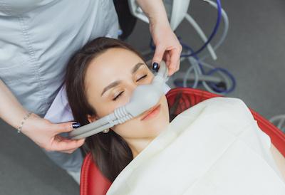 girl undergoing sedation dentistry in long beach ca
