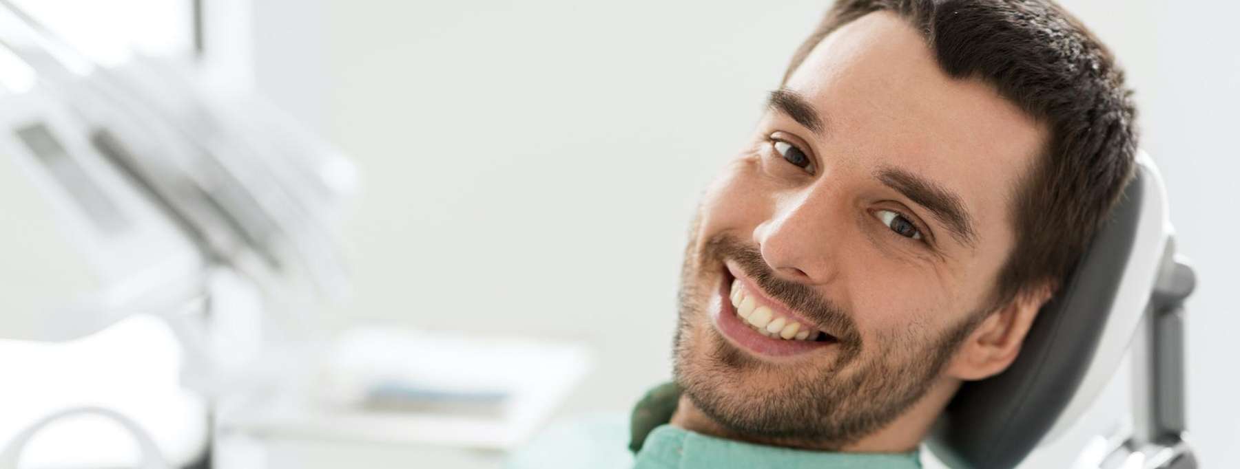 man smiling in the dentist | Long Beach
