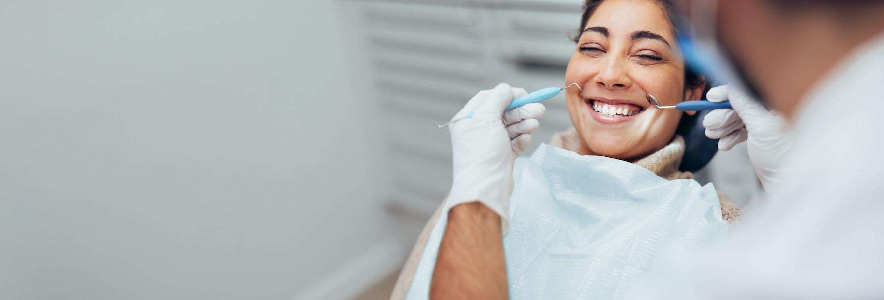 woman undergoing laser dentistry in Long Beach